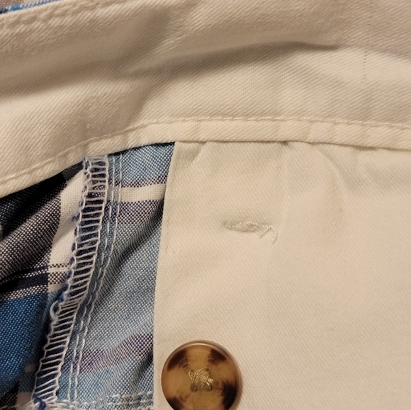 Jos A Bank Madras Plaid Shorts 40 Blue Green Patchwork - Picture 5 of 6